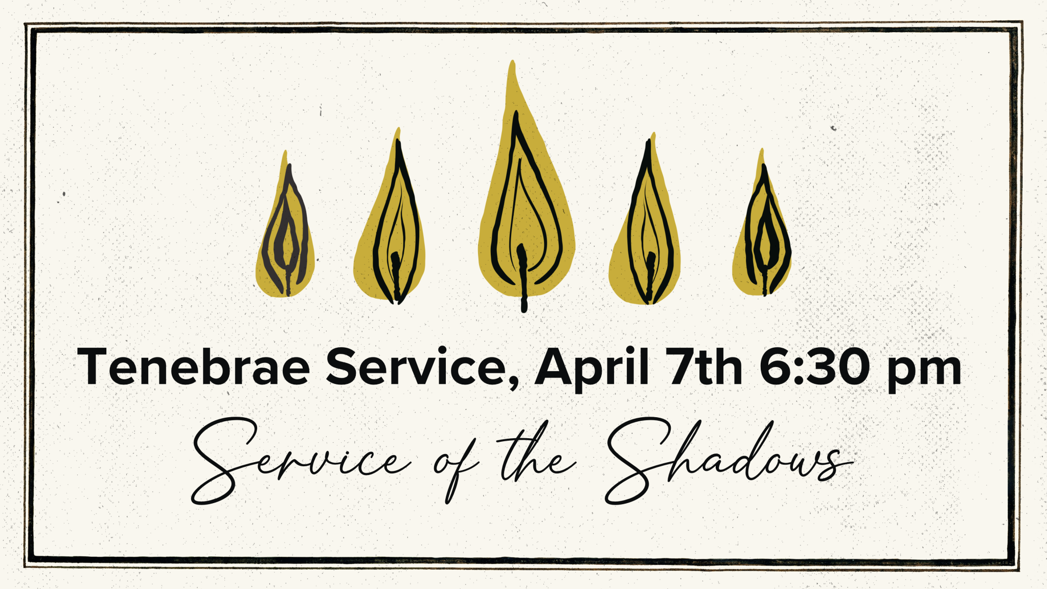 tenebrae simple with date